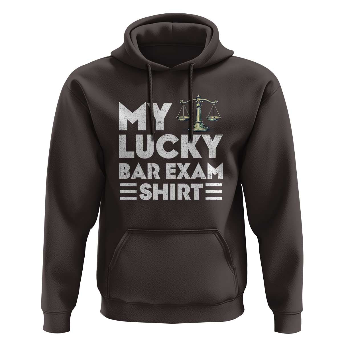 Lawyer Law School My Lucky Bar Exam Hoodie