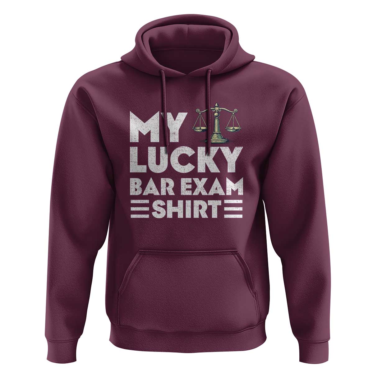 Lawyer Law School My Lucky Bar Exam Hoodie