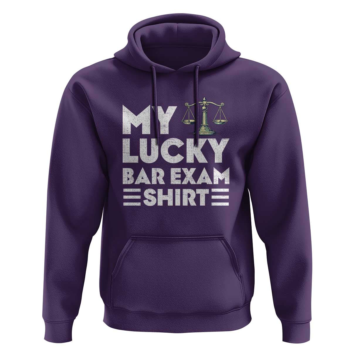 Lawyer Law School My Lucky Bar Exam Hoodie