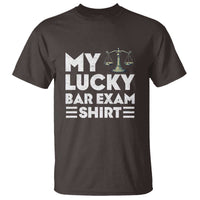 Lawyer Law School My Lucky Bar Exam T Shirt