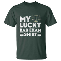Lawyer Law School My Lucky Bar Exam T Shirt