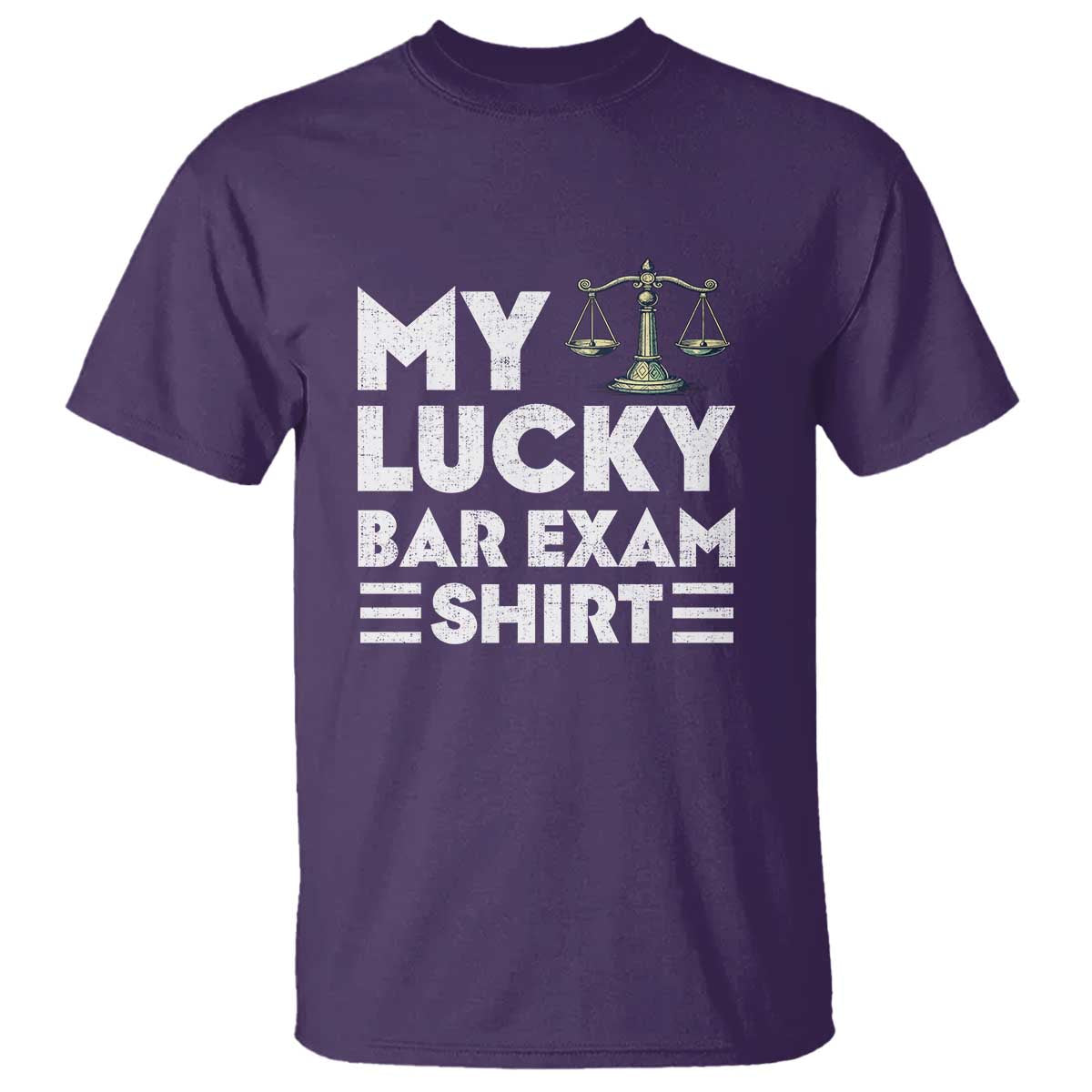 Lawyer Law School My Lucky Bar Exam T Shirt