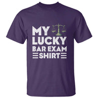 Lawyer Law School My Lucky Bar Exam T Shirt
