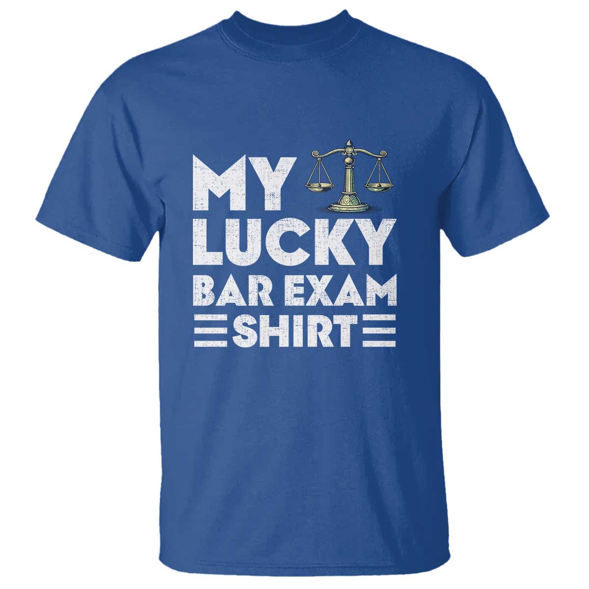 Lawyer Law School My Lucky Bar Exam T Shirt