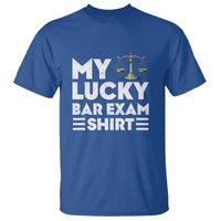 Lawyer Law School My Lucky Bar Exam T Shirt