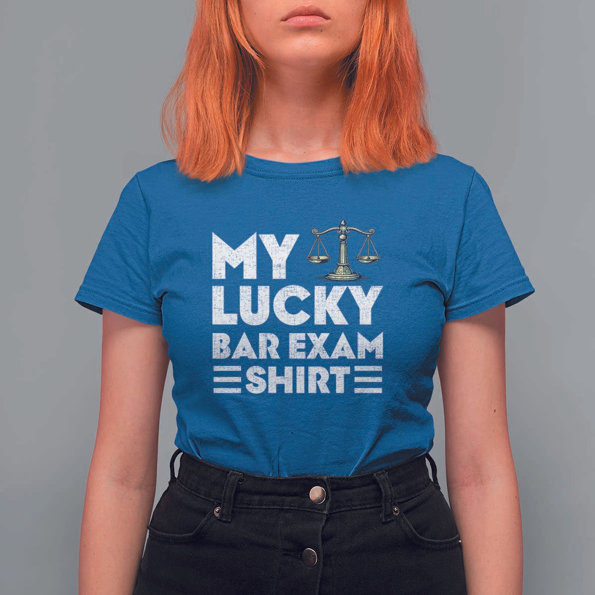 Lawyer Law School My Lucky Bar Exam T Shirt For Women