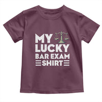 Lawyer Law School My Lucky Bar Exam Toddler T Shirt
