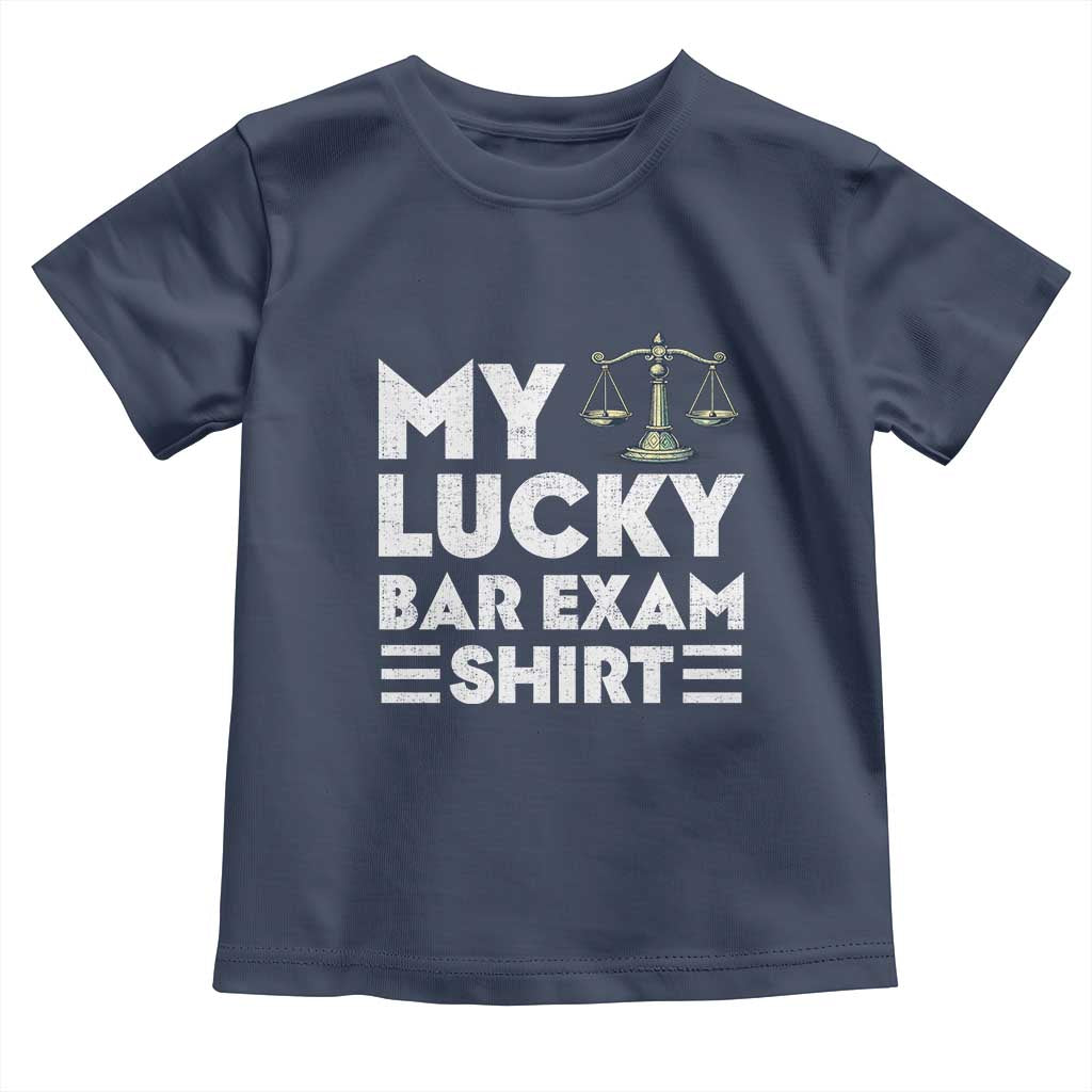 Lawyer Law School My Lucky Bar Exam Toddler T Shirt
