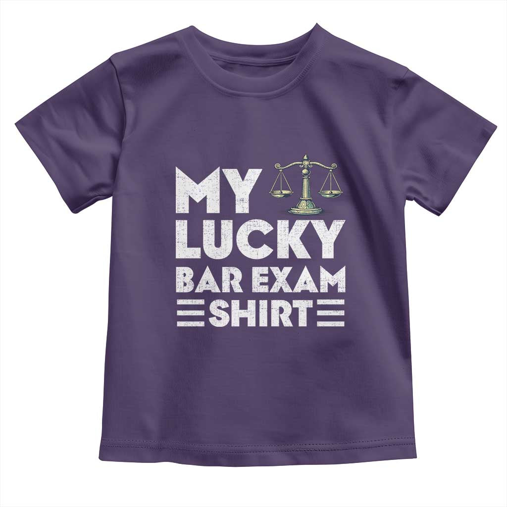 Lawyer Law School My Lucky Bar Exam Toddler T Shirt