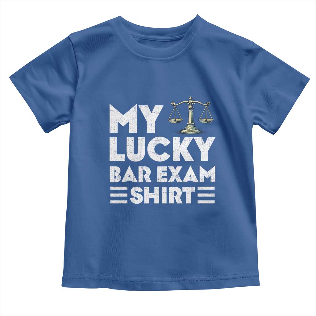 Lawyer Law School My Lucky Bar Exam Toddler T Shirt