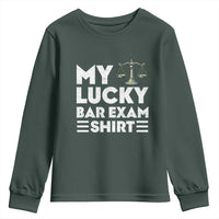 Lawyer Law School My Lucky Bar Exam Youth Sweatshirt