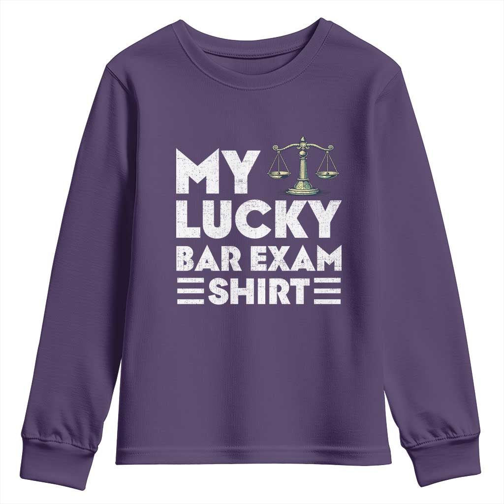 Lawyer Law School My Lucky Bar Exam Youth Sweatshirt