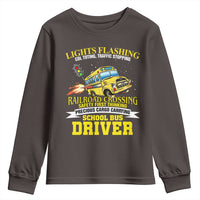 School Bus Drive Youth Sweatshirt I Am A Lights Flashing Cdl Toting Traffic Stopping