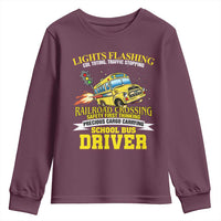 School Bus Drive Youth Sweatshirt I Am A Lights Flashing Cdl Toting Traffic Stopping