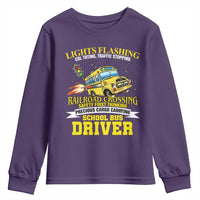 School Bus Drive Youth Sweatshirt I Am A Lights Flashing Cdl Toting Traffic Stopping