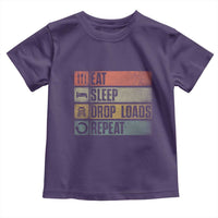 Truck Driver Toddler T Shirt Eat Sleep Drop Load Repeat