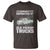 Truck Driver T Shirt Easily Distracted By Old Pickup Trucks