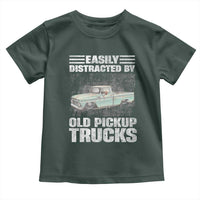 Truck Driver Toddler T Shirt Easily Distracted By Old Pickup Trucks
