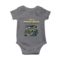 Truck Driver Baby Onesie I'm A Trucker