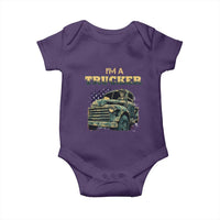 Truck Driver Baby Onesie I'm A Trucker