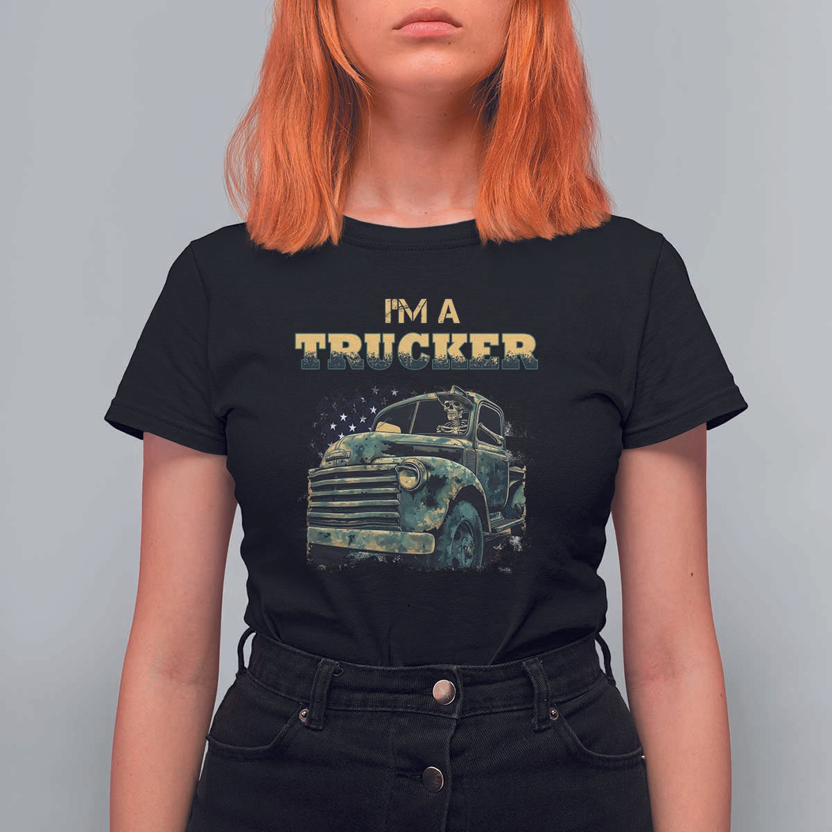 Truck Driver T Shirt For Women I'm A Trucker