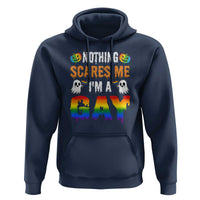 Funny Halloween LGBT Hoodie Nothing Scares Me I'm A Gay