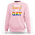 Funny Halloween LGBT Sweatshirt Nothing Scares Me I'm A Gay - Wonder Print Shop