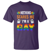 Funny Halloween LGBT T Shirt Nothing Scares Me I'm A Gay - Wonder Print Shop