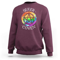 Funny Halloween LGBT Sweatshirt Queer Coven - Wonder Print Shop