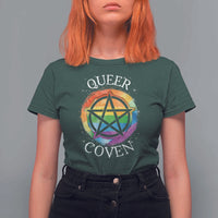 Funny Halloween LGBT T Shirt For Women Queer Coven - Wonder Print Shop