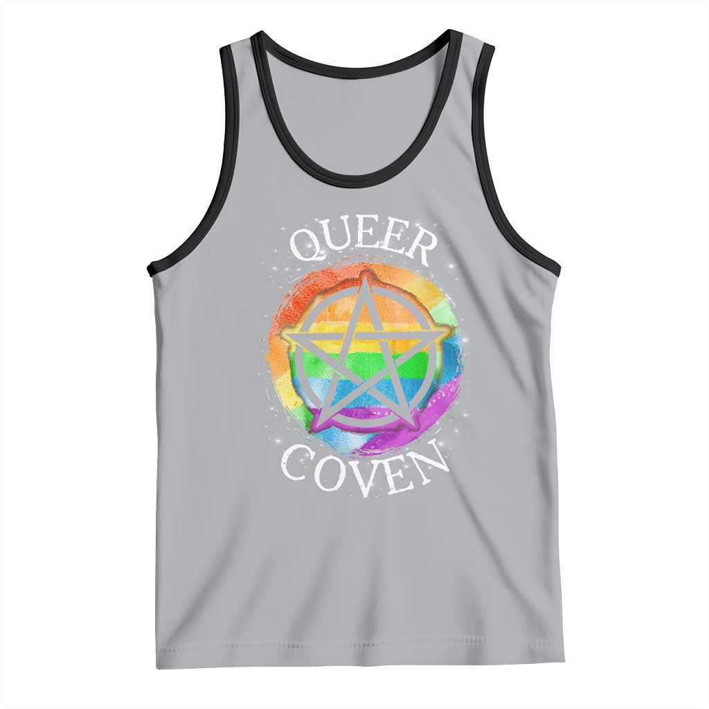 Funny Halloween LGBT Tank Top Queer Coven