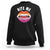 Vampire Lesbian Sweatshirt Bite Me Funny Halloween Spooky LGBT - Wonder Print Shop