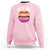 Vampire Lesbian Sweatshirt Bite Me Funny Halloween Spooky LGBT - Wonder Print Shop