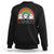 Funny Halloween Sweatshirt Rainboo Cute Ghost Rainbow - Wonder Print Shop