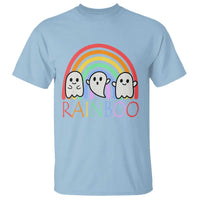 Funny Halloween T Shirt Rainboo Cute Ghost Rainbow - Wonder Print Shop