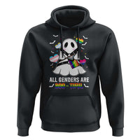 Funny Halloween LGBT Hoodie All Genders Are Bootiful Rainbow Flag