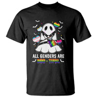 Funny Halloween LGBT T Shirt All Genders Are Bootiful Rainbow Flag - Wonder Print Shop