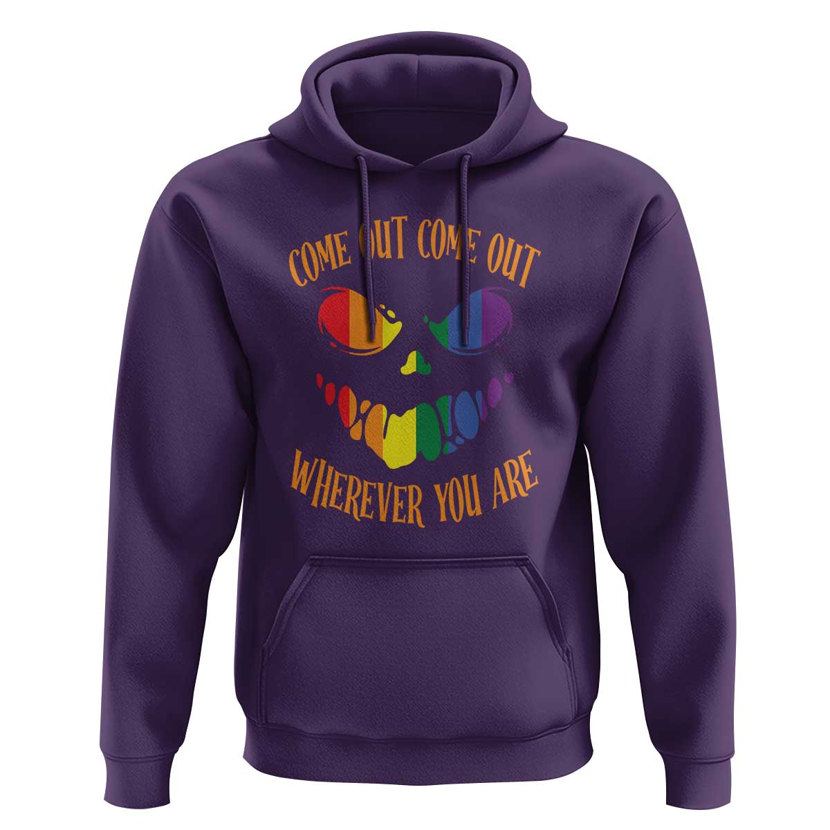 Funny Halloween LGBT Hoodie Come Out Wherever You Are