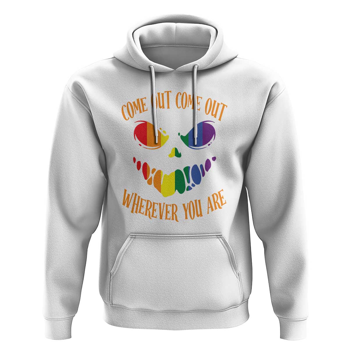 Funny Halloween LGBT Hoodie Come Out Wherever You Are