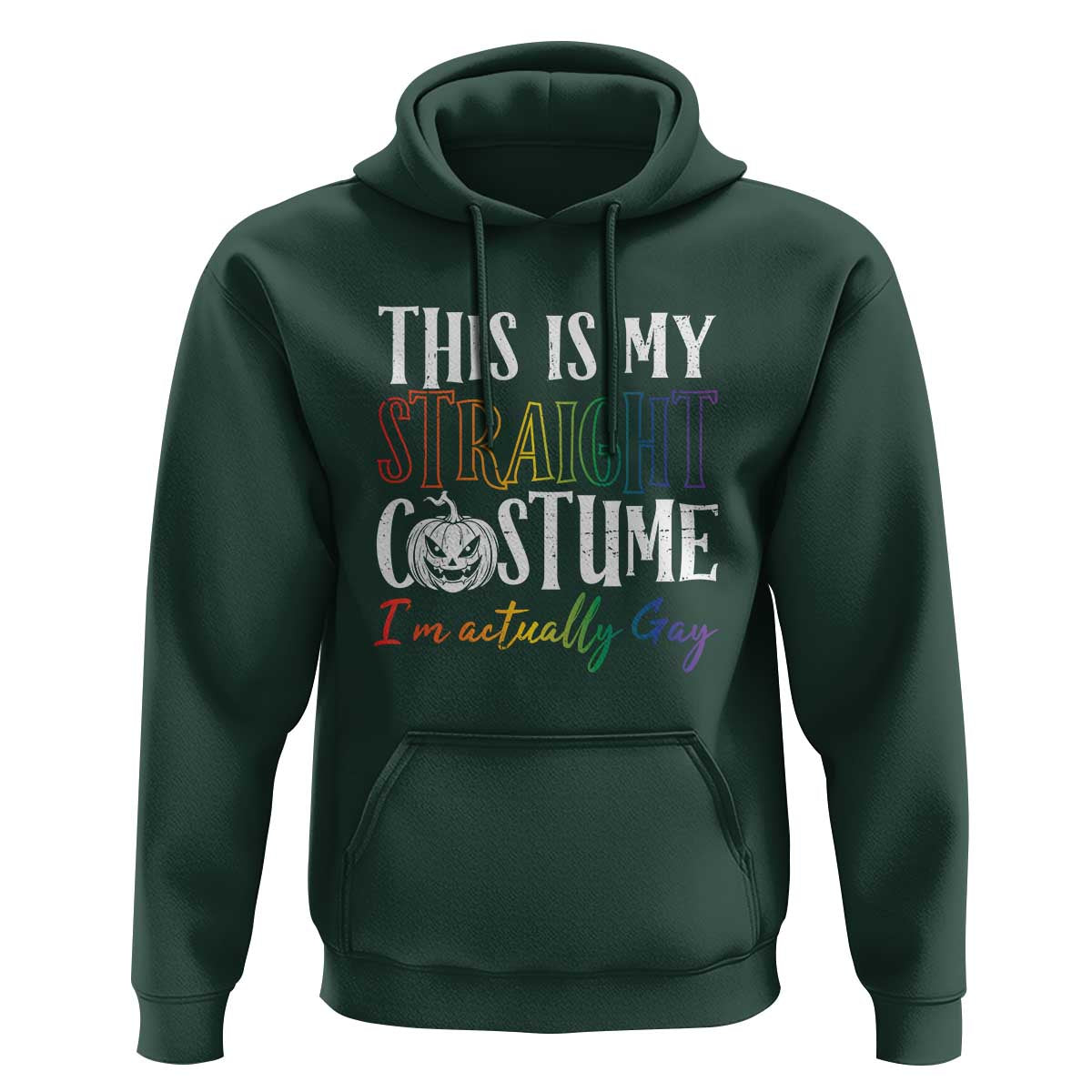 Funny Halloween LGBT Hoodie This Is My Straight Costume