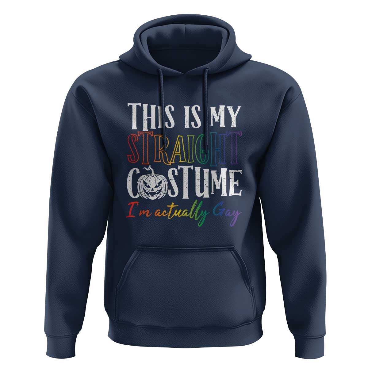 Funny Halloween LGBT Hoodie This Is My Straight Costume