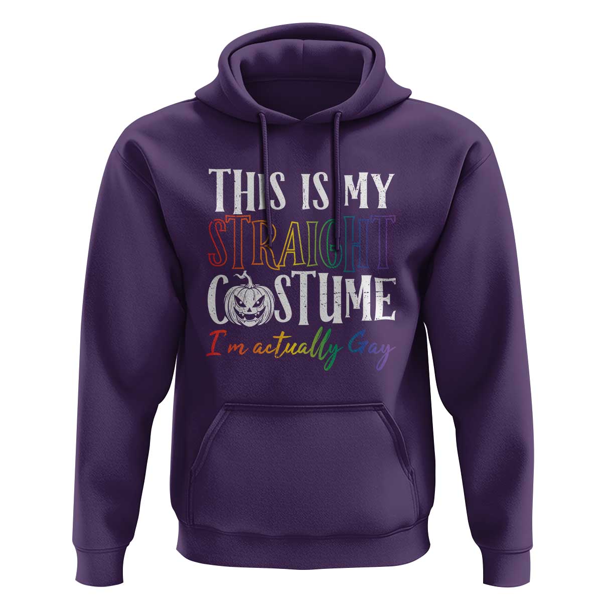Funny Halloween LGBT Hoodie This Is My Straight Costume