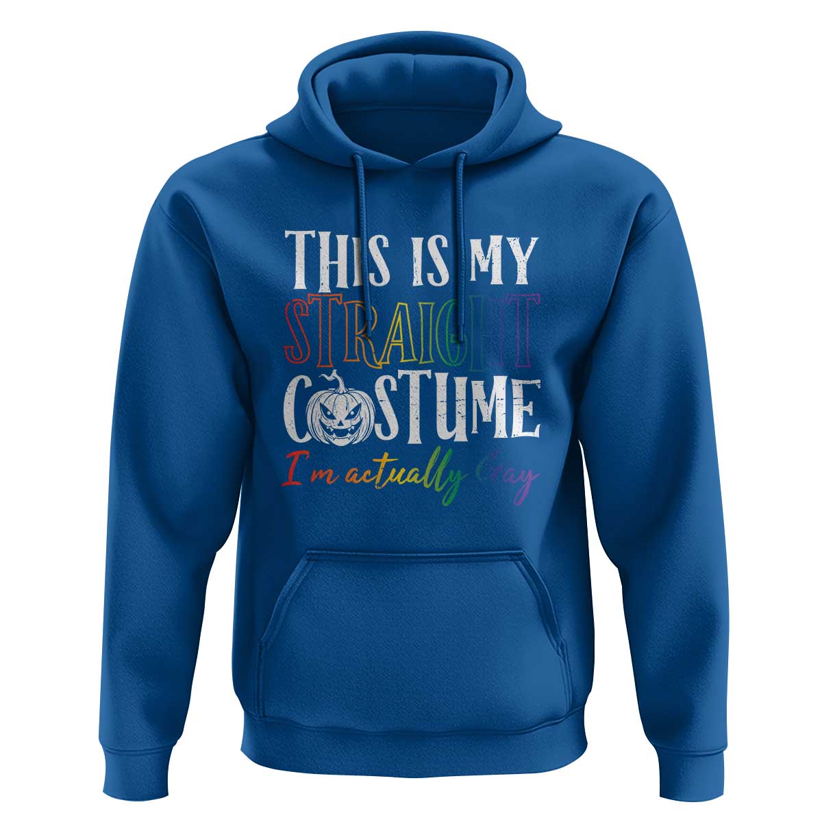 Funny Halloween LGBT Hoodie This Is My Straight Costume