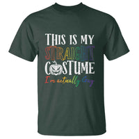 Funny Halloween LGBT T Shirt This Is My Straight Costume - Wonder Print Shop