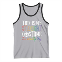 Funny Halloween LGBT Tank Top This Is My Straight Costume