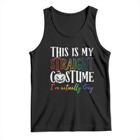 Funny Halloween LGBT Tank Top This Is My Straight Costume