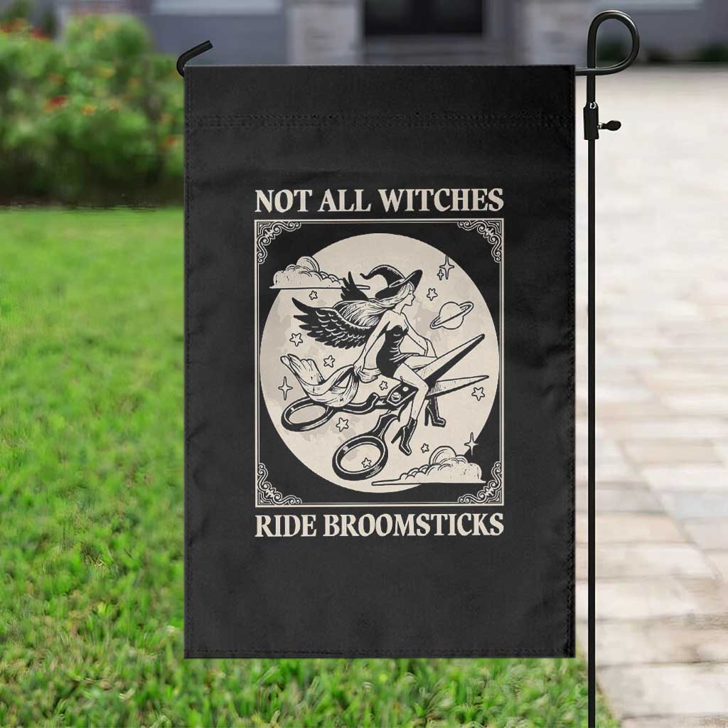 Funny Halloween Lesbian Garden Flag Some Witches Don't Ride Broomsticks Les Witch - Wonder Print Shop