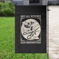 Funny Halloween Lesbian Garden Flag Some Witches Don't Ride Broomsticks Les Witch - Wonder Print Shop