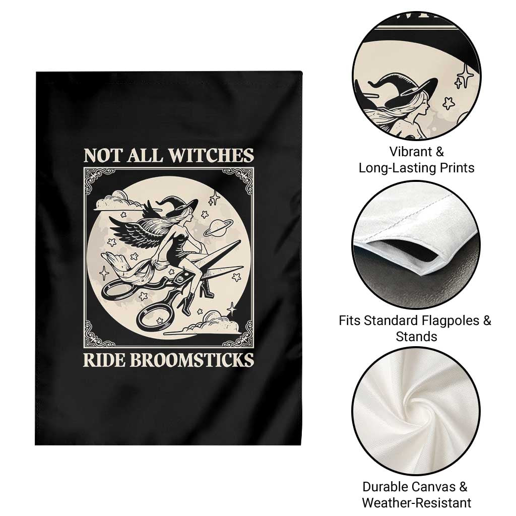 Funny Halloween Lesbian Garden Flag Some Witches Don't Ride Broomsticks Les Witch - Wonder Print Shop