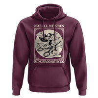 Funny Halloween Lesbian Hoodie Some Witches Don't Ride Broomsticks Les Witch